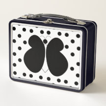 Girly Niedlich Polka Dots Butterfly