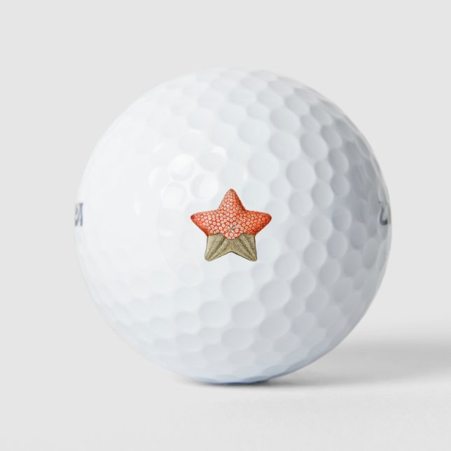 Girly Orange Golfball (Vorderseite)