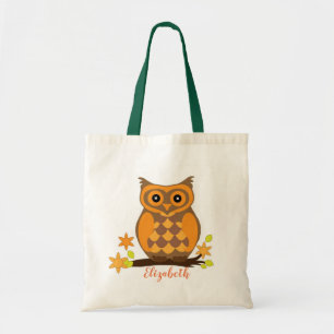 Girly Owl Tragetasche