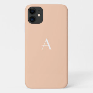 Girly Pastel Apricot iPhone6 Fall mit Monogramm Case-Mate iPhone Hülle