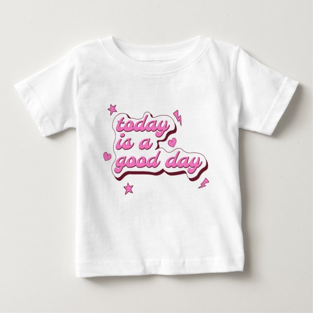 Girly Phrase Stars hört Rays Baby T-shirt (Vorderseite)