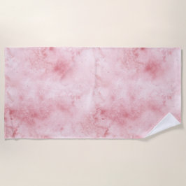 Girly Pink Abstrakt Strandtuch