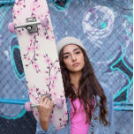 Girly Pink Cherry Blüten Blüte Skateboard<br><div class="desc">Niedliches rosa Kirschbaumdesign für sie. Ein wunderschönes Geschenk für Teenager. Entworfen mit mehrschichtigen Bildern,  können Sie Ihr eigenes,  individuelles Skateboard erstellen. Sie können sich weiter anpassen,  indem Sie "anpassen" wählen und in den Ebenenbereich navigieren,  um die Bilder anzuzeigen und die Hintergrundfarbe oder die Größe des Kirschblütenzweigs zu ändern.</div>