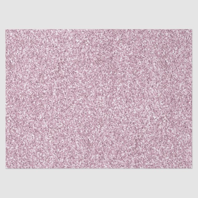 Girly Pink Glam Glitzer funkeln Seidenpapier (Vorderseite)