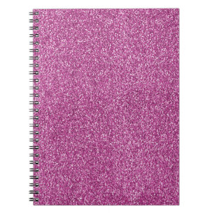 Girly Pink Glitz Glitzer Notizblock