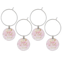 Girly Pink Glitzer Balloons 21. Geburtstag