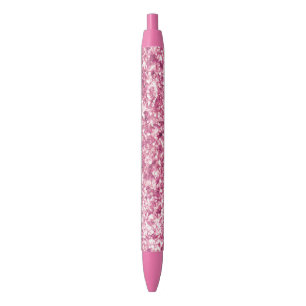 Girly Pink Glitzer Confetti Kugelschreiber