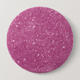 Girly Pink Glitzer Glam Button
