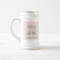 Girly pink Glitzer Moderner, stilvoller 40. Geburt