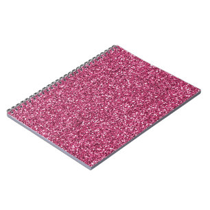 Girly Pink Glitzer Notizblock