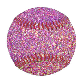 Girly Pink Glitzer Pattern Baseball
