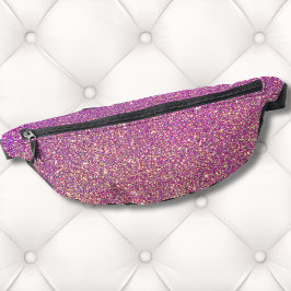 Girly Pink Glitzer Pattern Bauchtasche