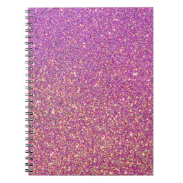 Girly Pink Glitzer Pattern Notizblock