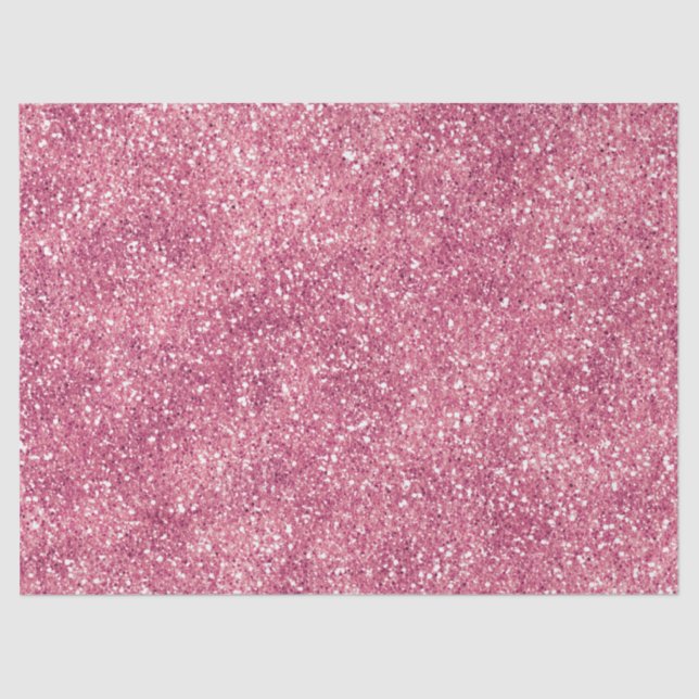 Girly Pink Glitzer Sparkle Glitz    Seidenpapier (Vorderseite)