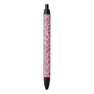 Girly Pink Glitzy Glam Glitzer Leopard Print Kugelschreiber