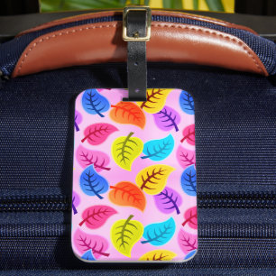 Girly Pink Hawaiian Muster Gepäckanhänger