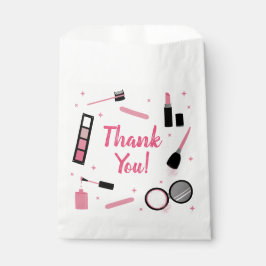 Girly Pink Makeup Glamour Birthday Favor Bags Geschenktütchen