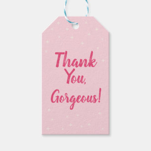 Girly Pink Makeup Glamour Geburtstag Geschenkanhänger