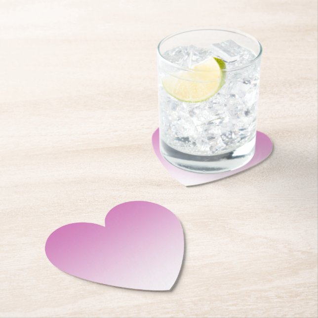 Girly Pink Ombre Untersetzer (Vor Ort)