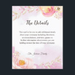 Girly Pink Rose Garden Details Flyer<br><div class="desc">Girly Pink Rose Garden Details Flyer</div>