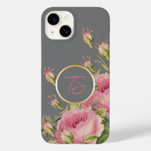 Girly Pink Roses Case-Mate iPhone 14 Hülle