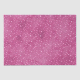 Girly Pink Sparkle Glitzer Blume Seidenpapier
