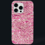 Girly Pink und Blush Glitzer Zebra Case-Mate iPhone Hülle<br><div class="desc">Girly Pink und Blush Glitzer Zebra</div>