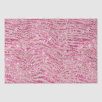 Girly Pink und Blush Glitzer Zebra