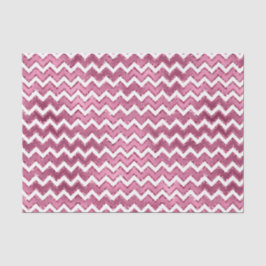 Girly Pink White Zigzag Streifen Seidenpapier