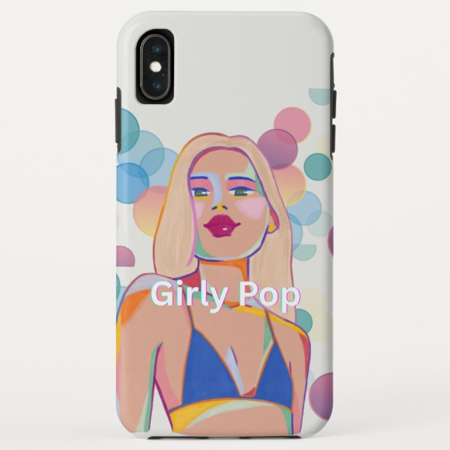 Girly pop phone case party girl iphone (Rückseite)