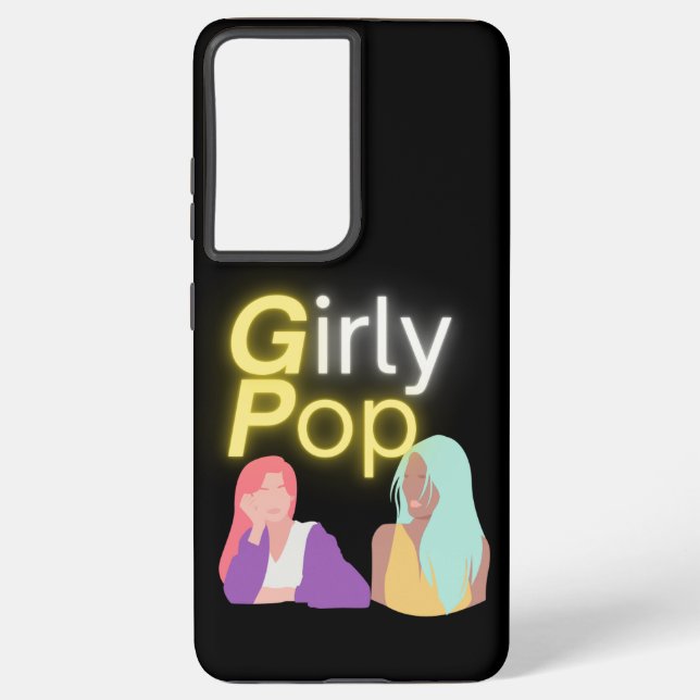 Girly pop phone  samsung galaxy hülle (Rückseite)