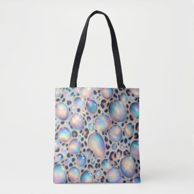 Girly Posh Leopardenprint Opal-Tasche (Vorderseite)