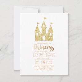 Girly Princess Birthday | Geeignetes Party Einladung