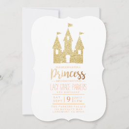 Girly Princess Birthday | Geeignetes Party Einladung