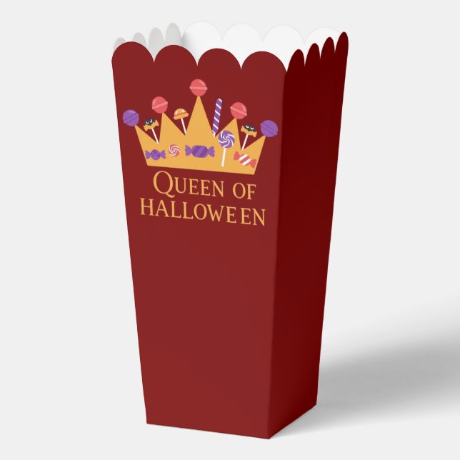 Girly Queen of Halloween Geschenkschachtel (Rückseite)