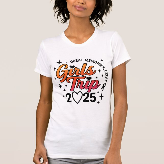 Girly-Reise 2025 T-Shirt (Vorderseite)