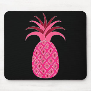 Girly rosa Ananas Mousepad