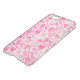 Girly rosa gezeichnetes Herzmuster des Watercolor Uncommon iPhone Hülle (Unterseite)