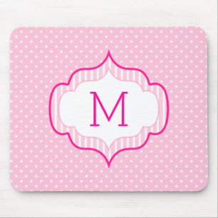 Girly rosa kundenspezifisches mousepad