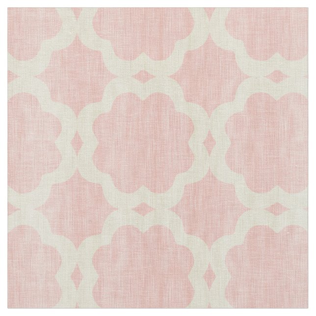 Girly rosa marokkanisches Gewebe Stoff (Nahaufnahme)