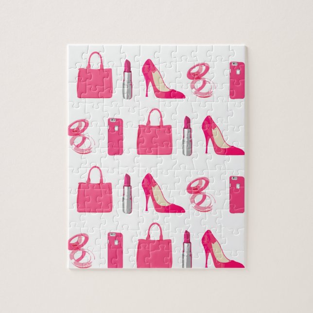 Girly Sacheentwurfspuzzlespiel Puzzle (Vertikal)