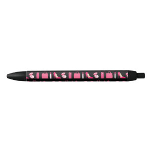 Girly Sachen schwarz u. rosa Stift