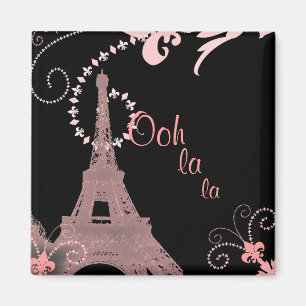 girly schicker Retro Modeparis-Eiffelturm Magnet