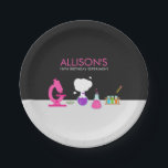 Girly Science Party Pappteller<br><div class="desc">Kennst du ein Mädchen, das Wissenschaft Liebe? Ein naturwissenschaftliches Party ist perfekt für den kleinen Wissenschaftler in Ihrem Leben! Machen Sie es zu einer phantastischen Kindergeburtstagsfeier mit der Girly Science Party Paper Plate, die von der Enchantfancy Design Company entworfen wurde. Diese Teller verfügen über einen wissenschaftlichen Labrador, der alles beinhaltet,...</div>