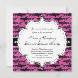 Girly Sharks Hot Pink Einladung