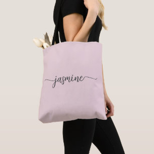 Girly Simple Rosa personalisiertes Monogramm Name