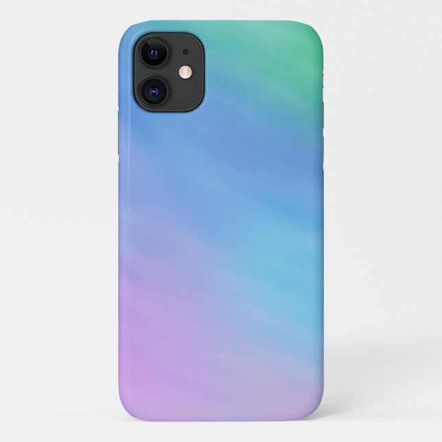 Girly Soft Rainbow Colored Sky Case-Mate iPhone Hülle (Rückseite)