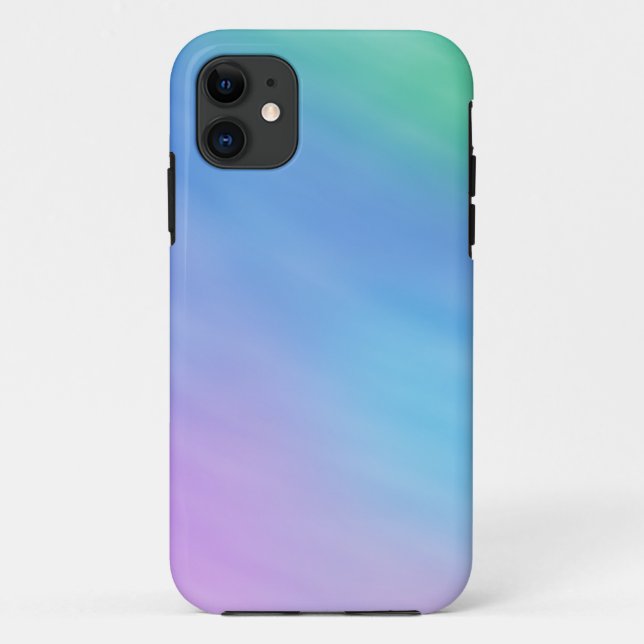 Girly Soft Rainbow Sky Case-Mate iPhone Hülle (Rückseite)
