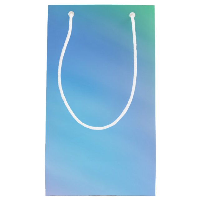 Girly Soft Rainbow Sky Kleine Geschenktüte (Vorderseite)