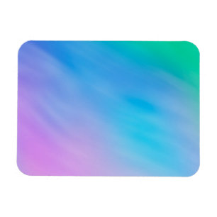 Girly Soft Rainbow Sky Magnet